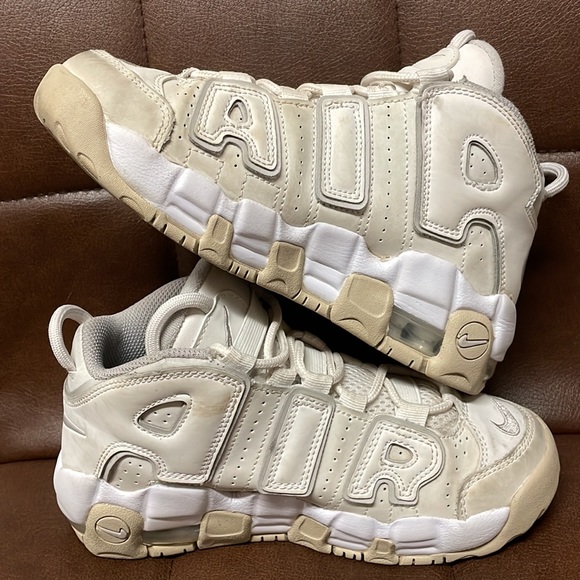 Nike Air Uptempo Kids White Sneakers - Picture 13 of 14